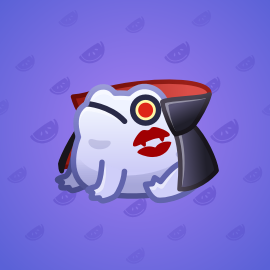 Kissed frog Dracula